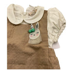 Liu Jo Pagliaccetto Mezza Manica con Finta T-Shirt per Neonata HA5085 BIANCO/BEIGE LIU JO 