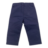 Cesare Paciotti Einfarbige Hose mit elastischer Taille Blau für Neugeborene