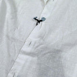 Emanuel Pris Camicia Manica Lunga Tinta Unita per Bambino ECM4169RX BIANCO EMANUEL PRIS 