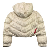 AFTER LABEL giubbino tinta unita con cappuccio e maniche rimovibili Panna per Bambina 3441OY00008 PANNA AFTER LABEL 