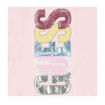 GUESS shirt girocollo tinta unita con stampa Rosa per Bambina K4YI06KAPO0JX ROSA GUESS 