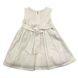 Emc Baby Mädchen Einfarbig Ärmelloses Kleid Weiß