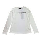 MARC ELLIS shirt girocollo tinta unita con stampa Bianco per Bambina JMJTS15498 BIANCO MARC ELLIS 