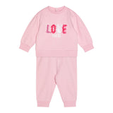 Guess Completo 2 Pezzi Felpa-Pantalone per Neonata A5RG04KA6R4 ROSA GUESS 