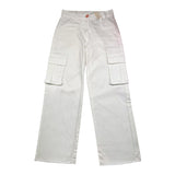 Manila Grace Plain Cargohose Weiß für Mädchen