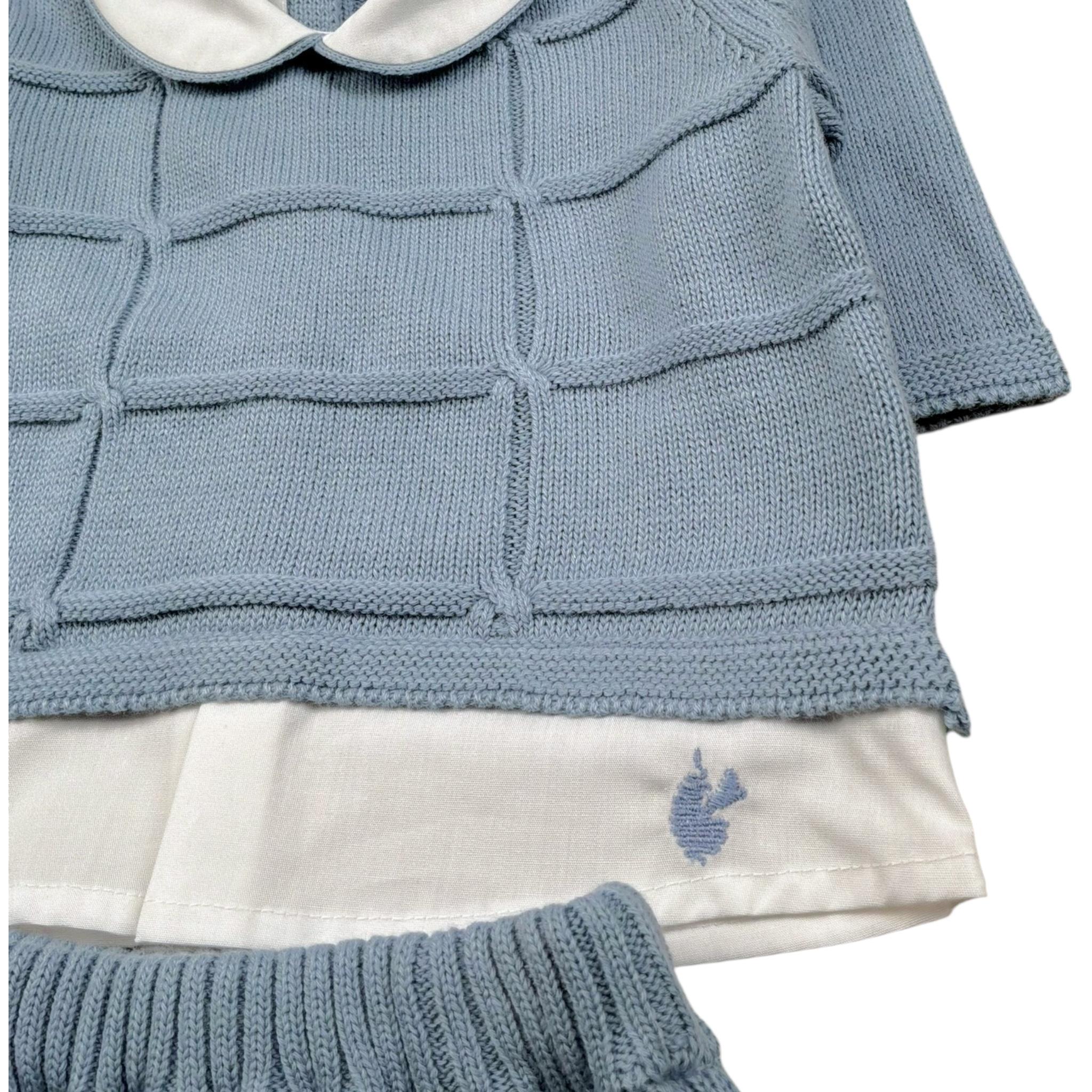 Le Coconne Completo 2 Pezzi Maglia-Pantalone per Neonato LCN2566 AZZURRO LE COCONNE 