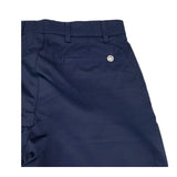 Please Blaue, einfarbige Hose mit verstellbarer Taille für Jungen