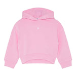 PATRIZIA PEPE felpa tinta unita con cappuccio e logo Rosa per Bambina 7M0857X ROSA PATRIZIA PEPE 