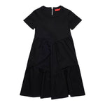 MAX&Co. abito mezza manica tinta unita Nero per Bambina MX0044 NERO MAX&Co. 