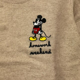 SAINT BARTH maglia tinta unita con stampa Sabbia per Bambino DOU00211 SABBIA SAINT BARTH 