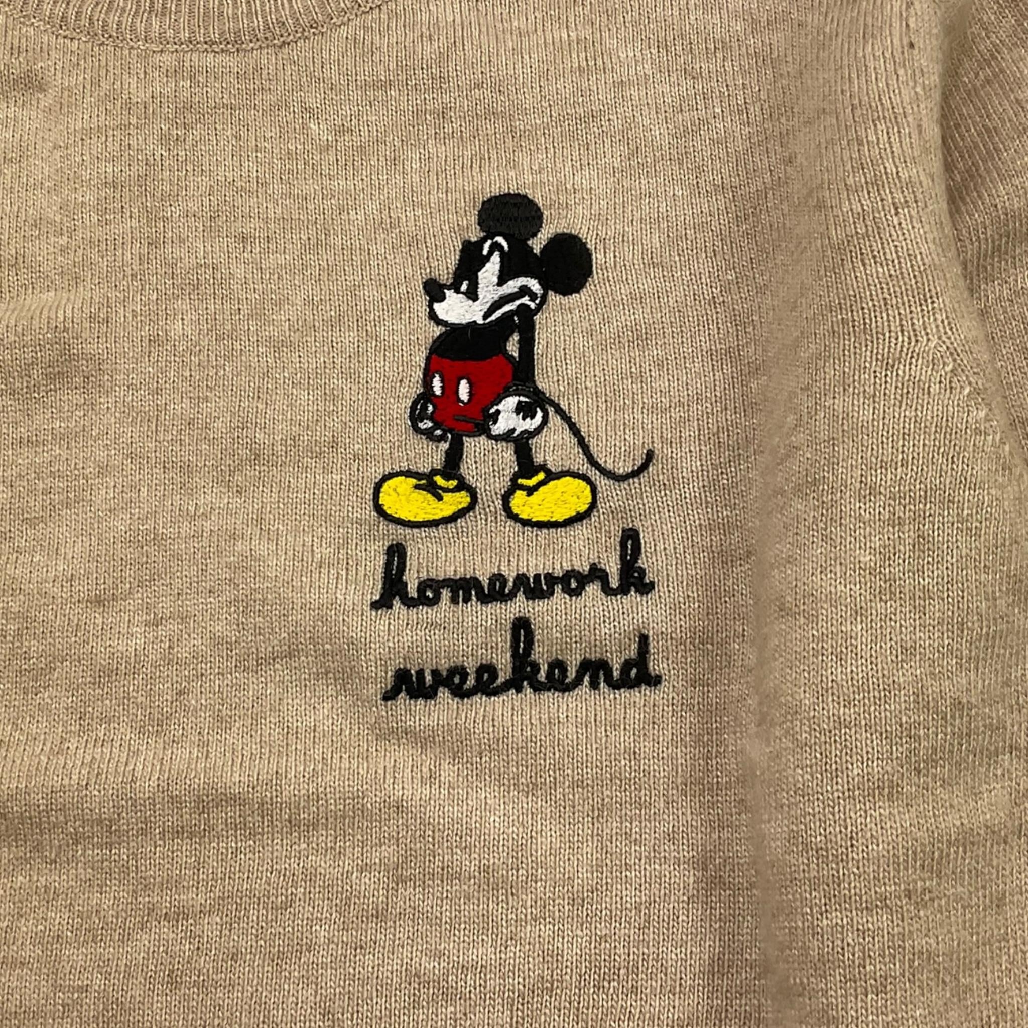 SAINT BARTH maglia tinta unita con stampa Sabbia per Bambino DOU00211 SABBIA SAINT BARTH 