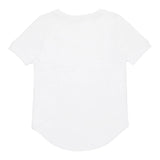 N°21 T-Shirt Girocollo Tinta Unita con Stampa per Bambina N2101Z BIANCO N°21 