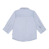 Boss Camicia Manica Lunga Tinta Unita per Bambino J52009E AZZURRO BOSS 