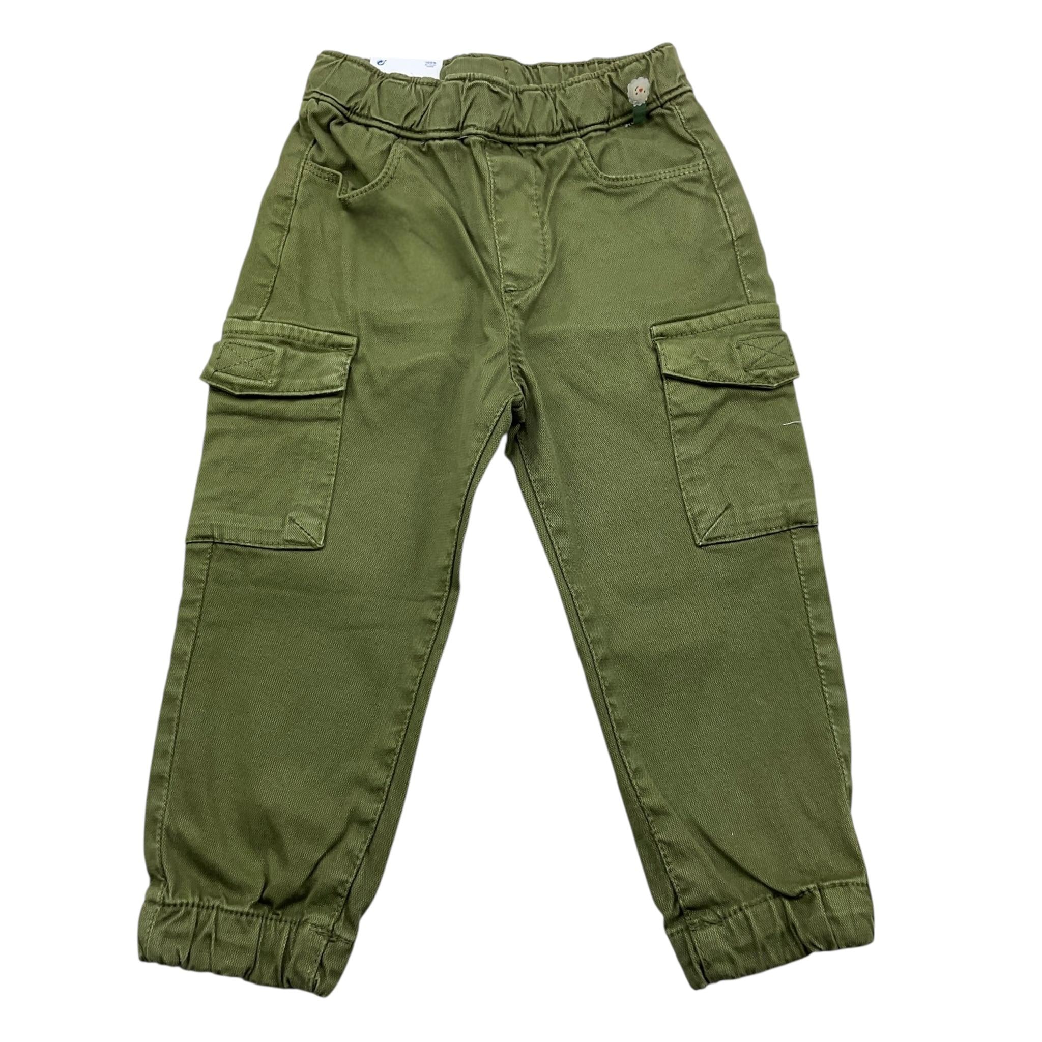 MAYORAL pantalone tinta unita con girovita regolabile Verde per Neonato 2535 VERDE MAYORAL 