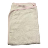 LE BEBE' poncho accappatoio bicolore Bianco/rosa per Neonata LBG5955 BIANCO/ROSA LE BEBE' 