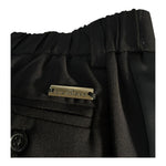 John Richmond Pantalone Tinta Unita con Elastico In Vita per Bambino RBP24189PAJ NERO JOHN RICHMOND 