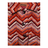 MISSONI cappotto tinta unita con bottoni e fantasia Arancione per Bambina MV24A30 ARANCIONE MISSONI 