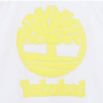 Timberland T-Shirt Girocollo Tinta Unita con Stampa per Bambino T60482 BIANCO TIMBERLAND 