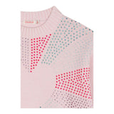 BillIEBLUSH maglia gircollo tinta unita con brillantini Rosa per Bambina U20464 ROSA BillIEBLUSH 