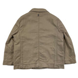 Dondup Beige Zweireihige Einfarbige Jacke Für Neugeborene