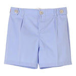 Gucci Bermuda Tinta Unita con Profili Logo per Neonato 810878 AZZURRO GUCCI 