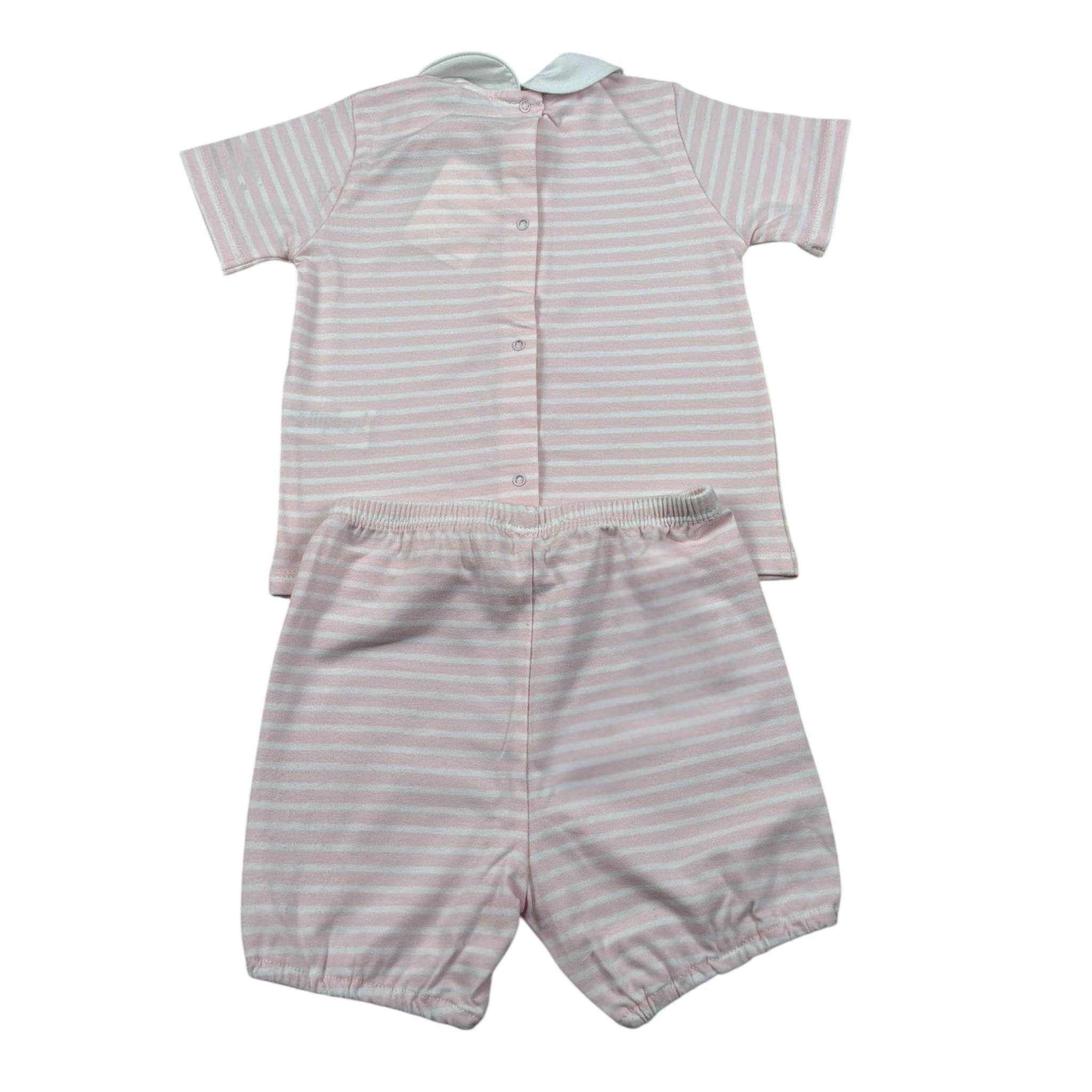 Coccode Completo 2 Pezzi T-Shirt-Culotte per Neonata C55167 ROSA COCCODE 