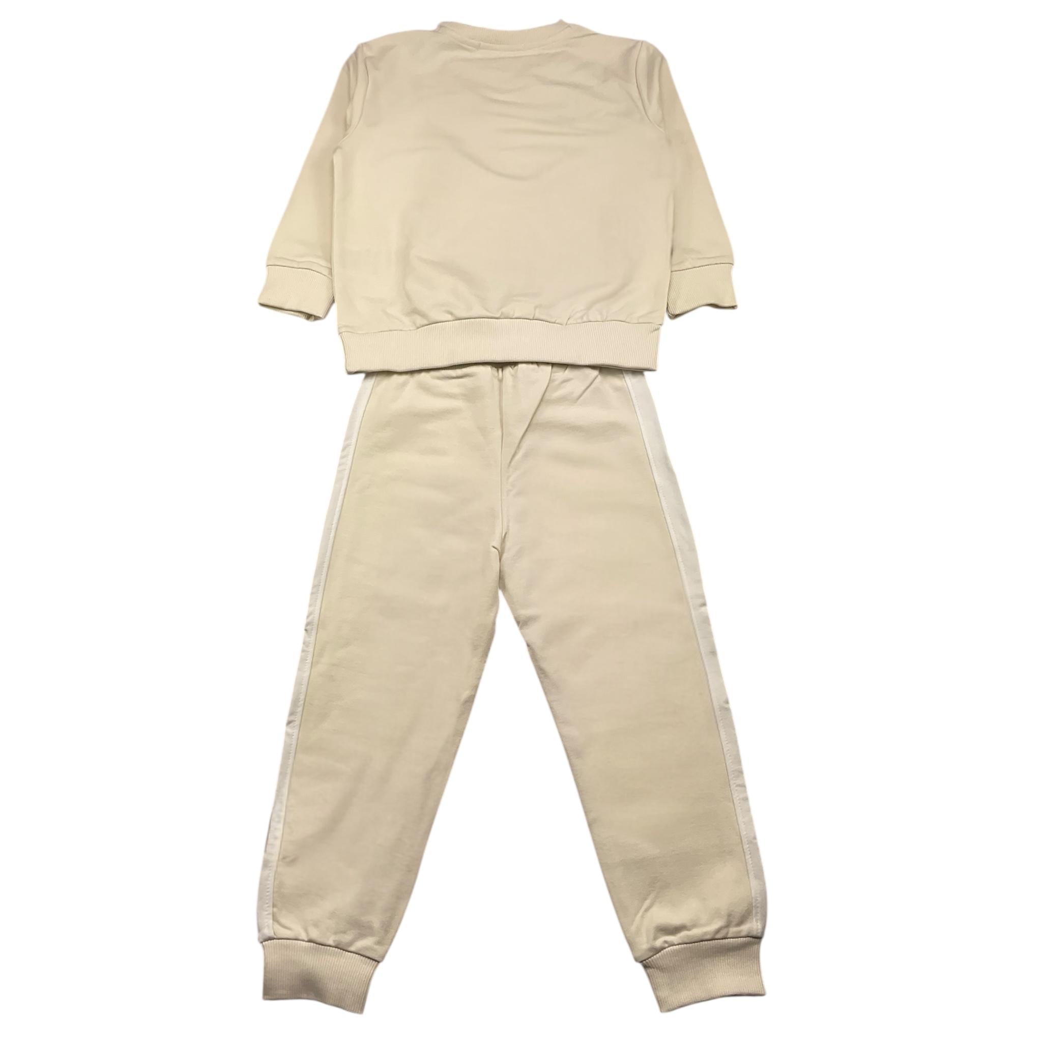 CESARE PACIOTTI completo 2 pezzi felpa-pantalone tinta unita Panna per Bambino COMP5311J PANNA CESARE PACIOTTI 