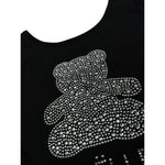 Gaelle T-Shirt tinta unita con Brillantini Nero per Bambina 2746MY00527 NERO GAELLE 