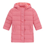 GUESS giubbino modello lungo tinta unita con cappuccio Rosa per Neonata K4BL03WGIW0 ROSA GUESS 