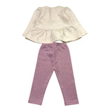 MAYORAL completo 2pz felpa-leggins bicolore Beige/viola per Neonata 2708 BEIGE/VIOLA MAYORAL 