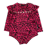 JOHN RICHMOND body tinta unita con fantasia maculata Fuxia per Neonata RIA2512BD FUXIA JOHN RICHMOND 