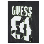 GUESS felpa chiusa girocollo tinta unita con logo Nero per Bambino L4YQ08KA6R4 NERO GUESS 