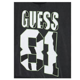 GUESS felpa chiusa girocollo tinta unita con logo Nero per Bambino L4YQ08KA6R4 NERO GUESS 