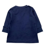 CESARE PACIOTTI shirt girocollo tinta unita con stampa Blu per Neonato TSP23028 BLU CESARE PACIOTTI 