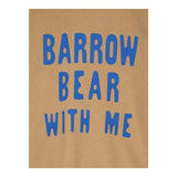 BARROW KIDS felpa chiusa girocollo tinta unita con logo Beige per Bambino F4BKJUSW062 BEIGE BARROW KIDS 