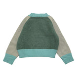 IL GUFO maglia tricolore girocollo Verde per Neonato A24MA453EM220N VERDE IL GUFO 