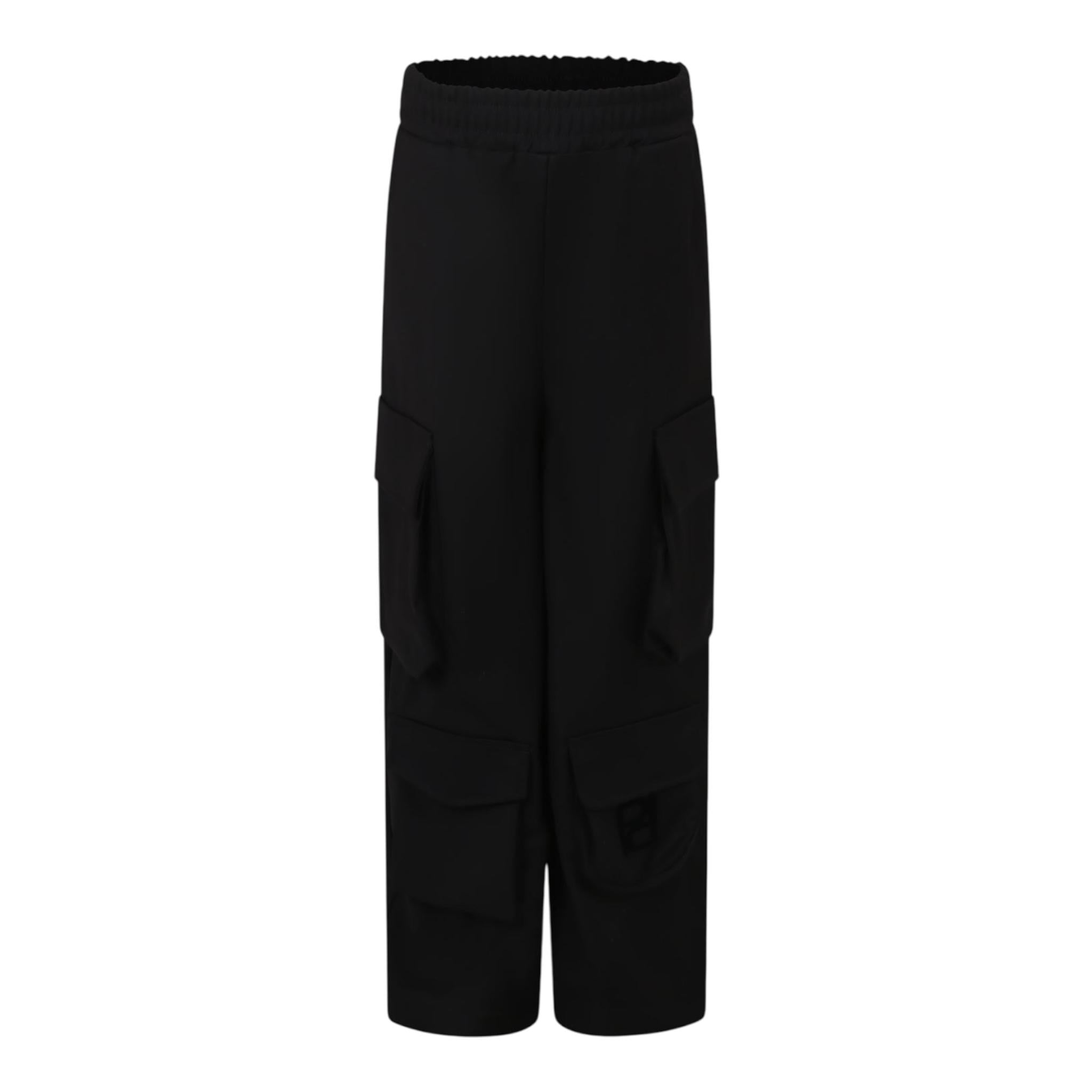 PINKO pantalone tinta unita con tasconi Nero per Bambina F4PIJGPA106XX NERO PINKO 