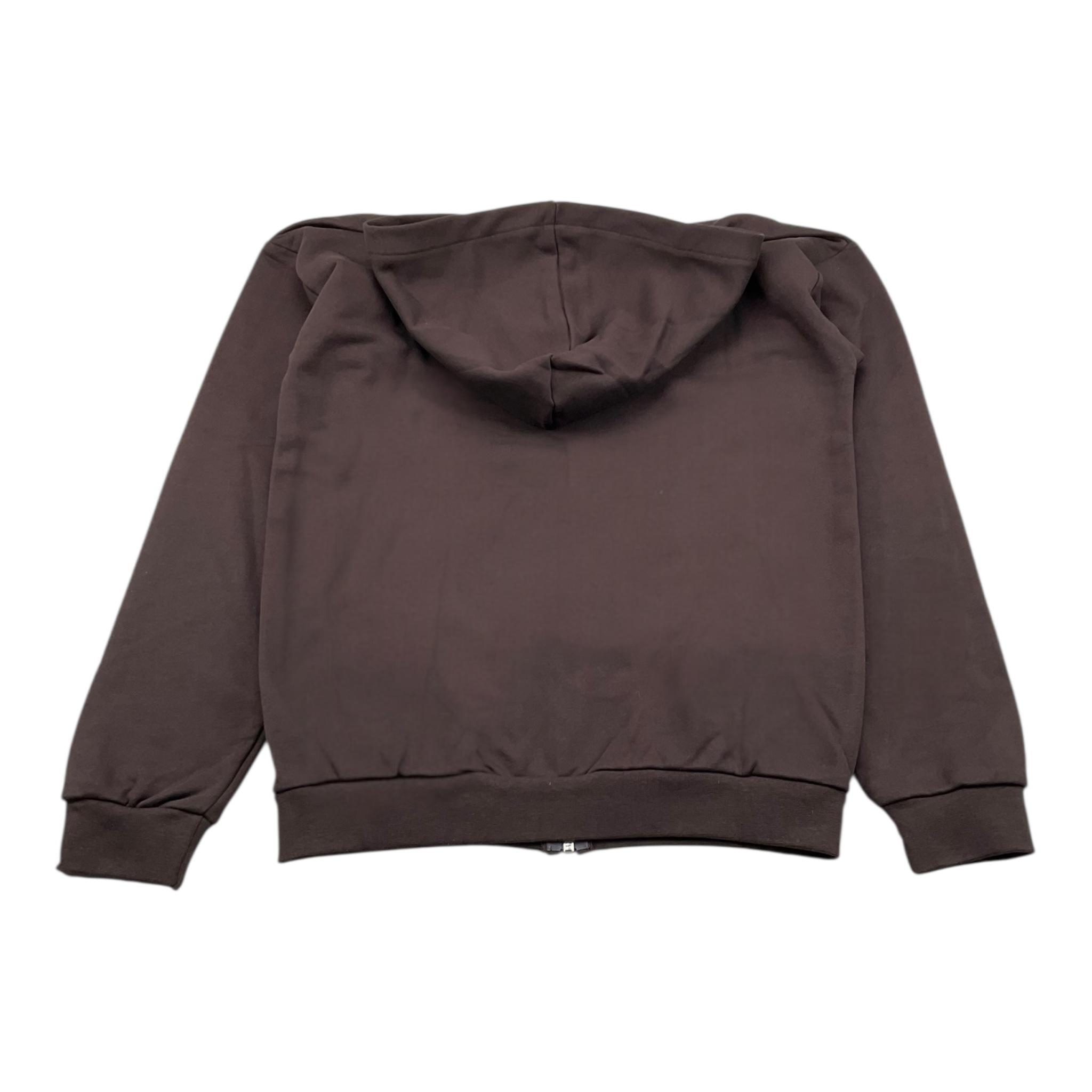 HINNOMINATE felpa tinta unita con cappuccio e zip Marrone per Bambino 3631F0074 MARRONE HINNOMINATE 