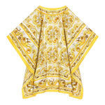 Dolce & Gabbana Camicia Modello Kimono Tinta Unita con Fantasia per Bambina LB7A17 BIANCO DOLCE & GABBANA 