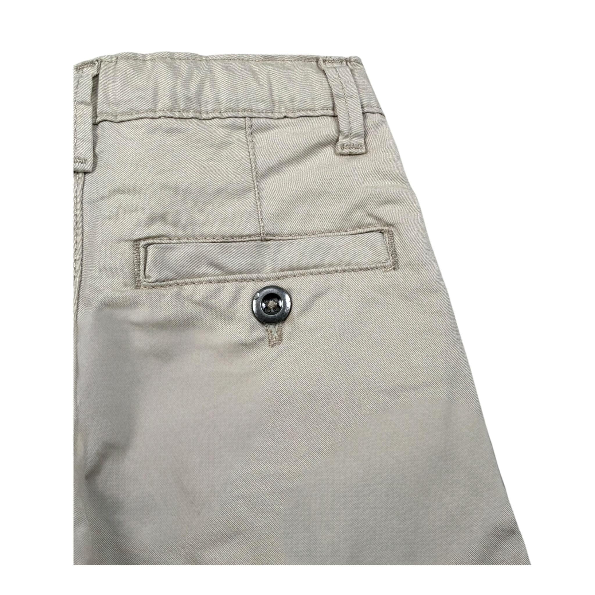 Sarabanda Bermuda Tinta Unita con Girovita Regolabile per Neonato 06458 BEIGE SARABANDA 