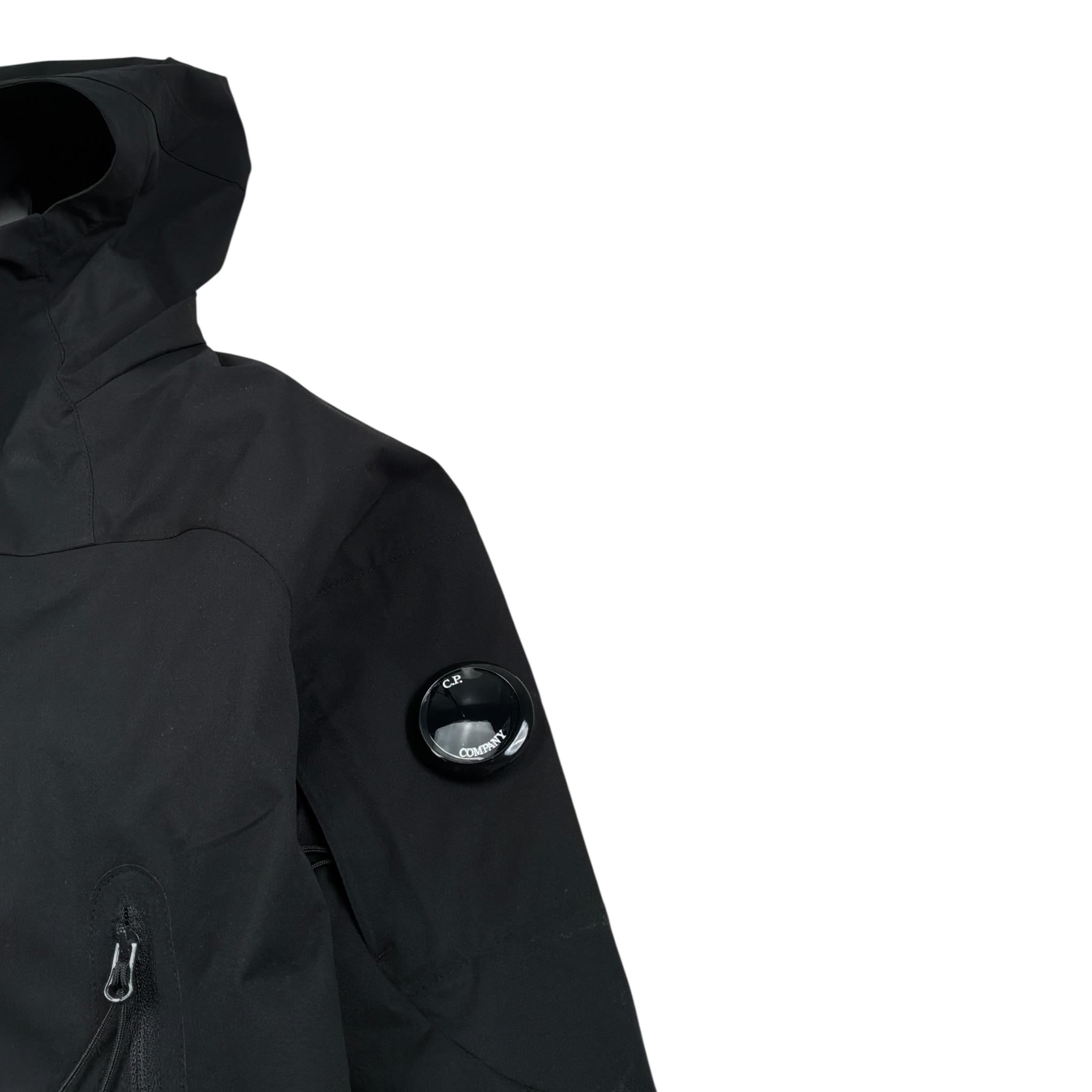 C.P. Company Giubbino tinta unita con Cappuccio Nero per Bambino CMS001 NERO C.P. COMPANY 