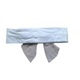 Le Bebe' Fascia Tinta Unita con Fiocco per Neonata LBG6415 BIANCO/BEIGE LE BEBE' 