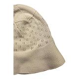 Wedoble Schlichte beige Spitzenmütze für Baby Mädchen
