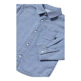 MAYORAL camicia in denim tinta unita con bottoni Azzurro per Neonato 2192 AZZURRO MAYORAL 