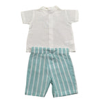 Juliana Completo 2 Pezzi Camicia-Bermuda per Bambino 25186J PANNA JULIANA 