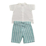 Juliana Completo 2 Pezzi Camicia-Bermuda per Bambino 25186J PANNA JULIANA 