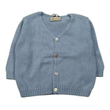 J.O. Milano Cardigan Tinta Unita Scollo A V per Neonato 573Z2 AZZURRO J.O. MILANO 
