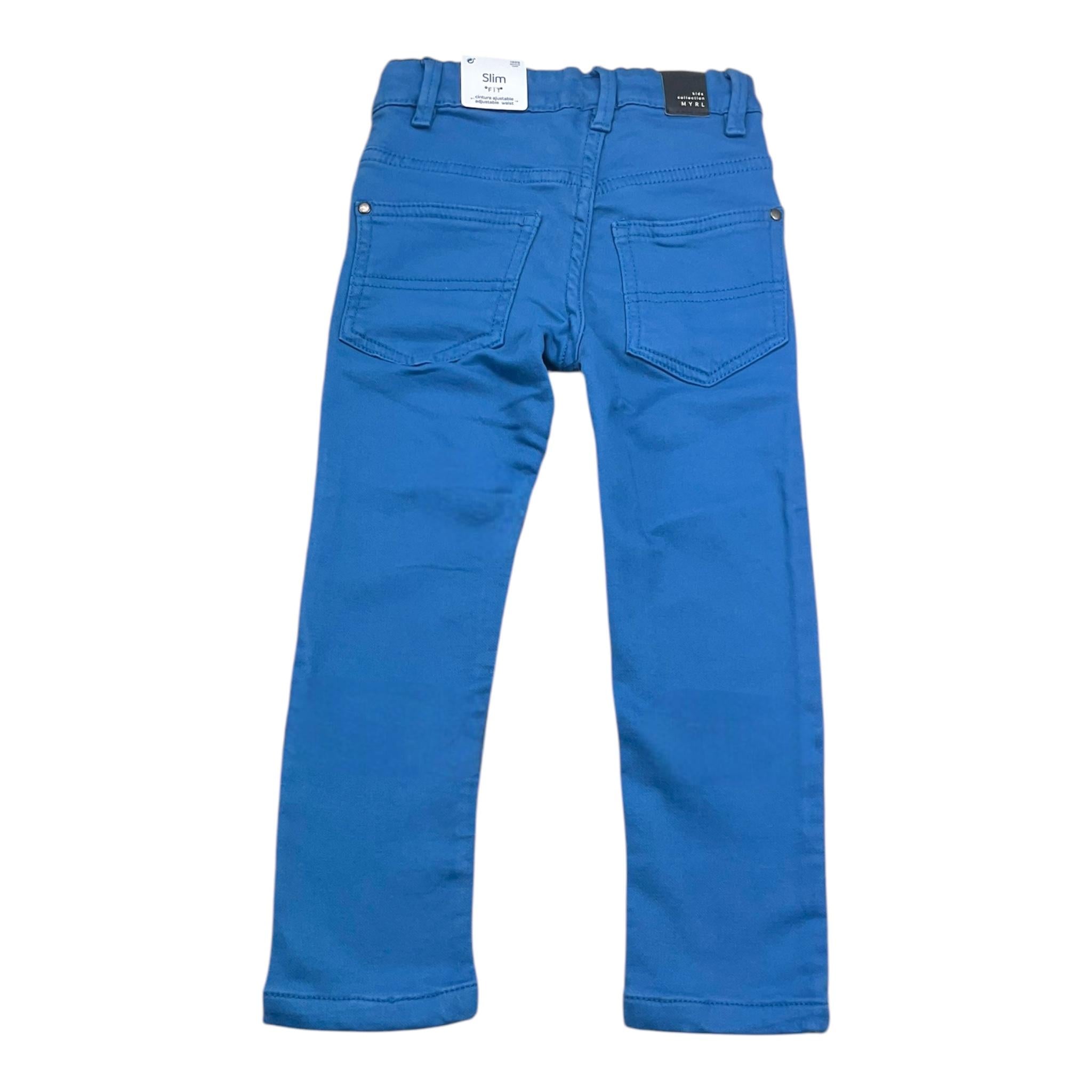 MAYORAL pantalone tinta unita con girovita regolabile Cobalto per Bambino 4539 COBALTO MAYORAL 