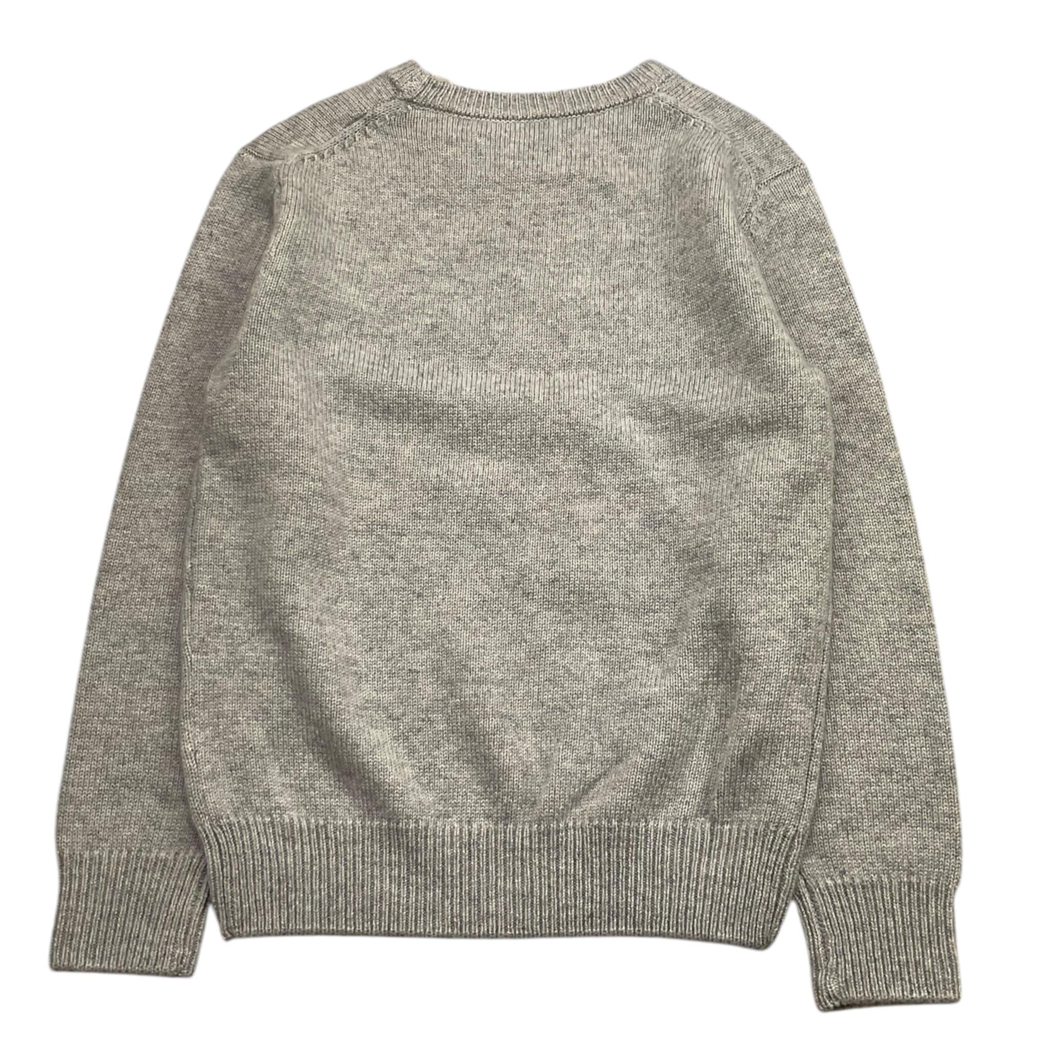 SAINT BARTH maglia tinta unita con stampa Grigio per Bambino WOODSTOCK GRIGIO SAINT BARTH 
