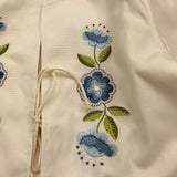 Babe & Tess Giacca Tinta Unita con Ricami Fiori per Bambina 115181133 PANNA BABE & TESS 